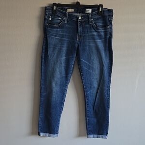 Shop Closing AG Adriano Goldschmeid Stilt Roll Up Jeans